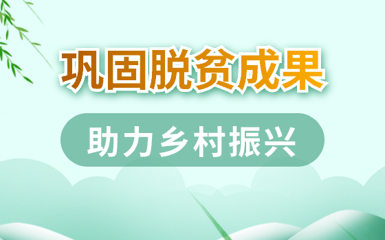 鞏固脫貧成果 助力鄉村振興